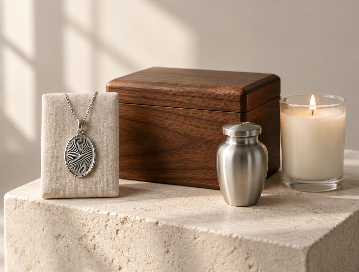 Walnut Memory Box memorial products